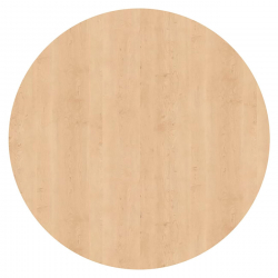 Contract Sliq Smooth Supreme Επιφάνεια Τραπεζιού τ.Werzalit Απόχρωση Maple  Φ60cm/16mm