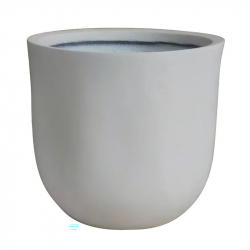 FLOWER POT-18 Απόχρωση Ivory White  Φ37x35cm