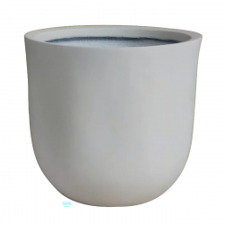 FLOWER POT-18 Απόχρωση Ivory White  Φ37x35cm