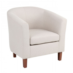 BOGA Πολυθρόνα Σαλονιού Καθιστικού, Ύφασμα  Μπεζ  75x73x74cm