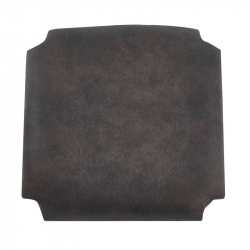 ΤΑΠΕΤΣΑΡΙΑ Σκαμπό Καφενείου, Ύφασμα Suede Ανθρακί  35x35x5cm
