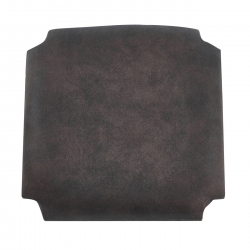 ΤΑΠΕΤΣΑΡΙΑ Σκαμπό Καφενείου, Ύφασμα Suede Ανθρακί  35x35x5cm