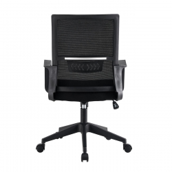 BF2965 Πολυθρόνα Γραφείου Ύφασμα Μαύρο Mesh  63x58x97/107cm