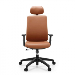 BF8200 Πολυθρόνα Γραφείου Διευθυντή, Pu Camel  70x70x117/127cm