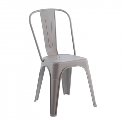 RELIX PP Καρέκλα Στοιβαζόμενη, PP Απόχρωση Sand Beige  47x47x86cm