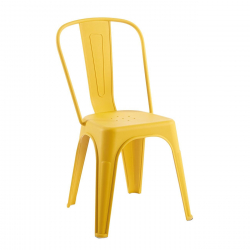 RELIX PP Καρέκλα Στοιβαζόμενη, PP Απόχρωση Κροκί  47x47x86cm