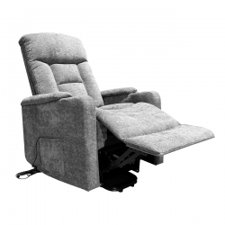 NANCY Lift-Relax Πολυθρόνα Σαλονιού - Καθιστικού, Ύφασμα Σκ.Γκρι (ηλεκτρική ανάκληση)  77x94x109cm