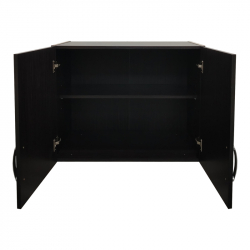 Πατάρι ντουλάπας δίφυλλο Athos pakoworld σε wenge απόχρωση 80x42x60εκ