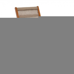 SPRING Καρέκλα Πτυσσόμενη Βεράντας - Κήπου, Ξύλο Ακακία Φυσικό, Rope Wicker Μπεζ  47x54x85cm