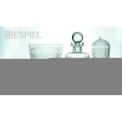 ΔΟΧΕΙΟ ΓΥΑΛΙΝΟ ΣΚΑΛΙΣΤΟ ΜΕ ΠΟΔΙ ΚΑΙ ΚΑΠ. 5-6mm 8X13EK