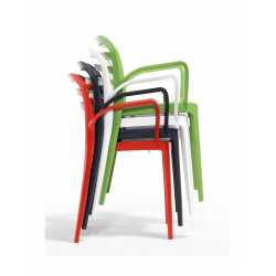 Aspendos πολυθρόνα 46x51xH82cm Άσπρο