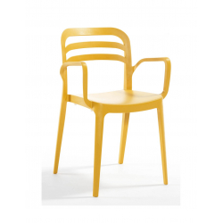 Aspendos πολυθρόνα 46x51xH82cm Κίτρινο