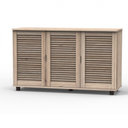 Παπουτσοθήκη-Κομό ABAJOUR SANREMO OAK 110x33x70cm