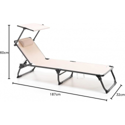 SHARK ΞΑΠΛΩΣΤΡΑ ΘΑΛΑΣΣΗΣ ΑΛΟΥΜΙΝΙΟΥ ΕΚΡΟΥ 187x60x30cm