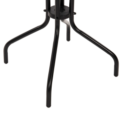 PROFIT ΤΡΑΠΕΖΙ ΣΤΡΟΓΓΥΛΟ ΜΕΤΑΛΛΙΚΟ  Φ60x70cm