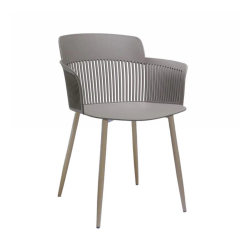 BARI ΠΟΛΥΘΡΟΝΑ ΠΟΛΥΠΡΟΠΥΛΕΝΙΟ TAUPE 53,5Χ58Χ77,5cm