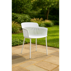 BARI ΠΟΛΥΘΡΟΝΑ ΠΟΛΥΠΡΟΠΥΛΕΝΙΟ ΛΕΥΚΗ 53,5Χ58Χ77,5cm