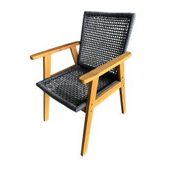 BARCELONA ΠΟΛΥΘΡΟΝΑ ΓΚΡΙ  ΞΥΛΟ ΑΚΑΚΙΑ TEAK LOOK 65.5x61.5x90cm