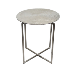 ΤΡΑΠΕΖΑΚΙ ΑΛΟΥΜΙΝΙΟΥ ΣΤΡΟΓΓΥΛΟ Φ50Χ55