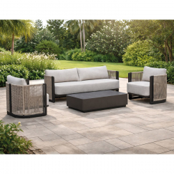 DEMINO ΠΟΛΥΘΡΟΝΑ ALU ΓΚΡΙ POLYWOOD ΜΑΥΡΟ 55Χ50Χ88