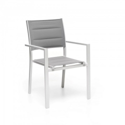 OSTUNI ΠΟΛΥΘΡΟΝΑ ΑΛΟΥΜΙΝΙΟΥ ΛΕΥΚΗ 57Χ58Χ86 cm