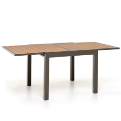 OTRANDO ΤΡΑΠΕΖΙ ΕΠΕΚΤΕΙΝΟΜΕΝΟ ΑΛΟΥΜΙΝΙΟΥ ΚΑΦΕ  90/180Χ90Χ75cm