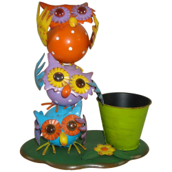 ΔΙΑΚΟΣΜΗΤΙΚΟ ΚΑΣΠΩ  ΜΕΤΑΛΛΙΚΟ  "ΚΟΥΚΟΥΒΑΓΙΕΣ"  28Χ31cm