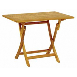 KENT ΤΡΑΠΕΖΙ ΠΤΥΣ/ΝΟ ΑΠΟ ΞΥΛΟ TEAK 150Χ90X75cm