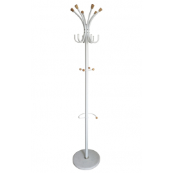 ΚΑΛΟΓΕΡΟΣ ΜΕ ΟΜΠΡΕΛΟΘΗΚΗ ΛΕΥΚΟΣ  ΜΕΤΑΛΛΙΚΟΣ Υ.170cm