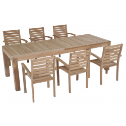 BIG FOOT ΤΡΑΠΕΖΙ ΤΕΑΚ 160Χ90Χ75cm