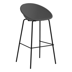 MONICA ΣΚΑΜΠΩ BAR ΠΟΛΥΠΡΟΠΥΛΕΝΙΟ ΜΑΥΡΟ 49Χ50Χ87cm