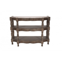 ΚΟΝΣΟΛΑ  ΔΡΥΙΝΗ ΓΚΡΙ ΑΝΤΙΚΕ 113X45X82cm