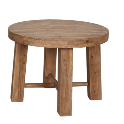 ΤΡΑΠΕΖΙ ΣΑΛΟΝΙΟΥ ΜΑΣΙΦ ΞΥΛΟ ΕΛΑΤΟ Φ60Χ45cm