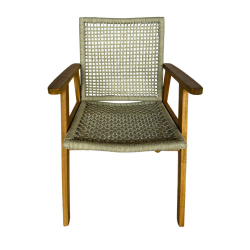 BARCELONA ΠΟΛΥΘΡΟΝΑ  ΜΠΕΖ ΞΥΛΟ ΑΚΑΚΙΑ TEAK LOOK 65.5x61.5x90cm