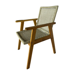 BARCELONA ΠΟΛΥΘΡΟΝΑ  ΜΠΕΖ ΞΥΛΟ ΑΚΑΚΙΑ TEAK LOOK 65.5x61.5x90cm