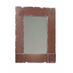 ΚΑΘΡΕΦΤΗΣ ΞΥΛΙΝΟΣ ΚΕΡΑΜΙΔΙ ΑΝΤΙΚΕ 70Χ55cm