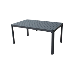 LAYO ΤΡΑΠΕΖΙ ΑΛΟΥΜΙΝΙΟΥ ΑΝΘΡΑΚΙ 180/240Χ100Χ75cm