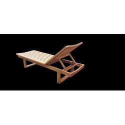 ASTIR ΞΑΠΛΩΣΤΡΑ TEAK  200Χ65Χ35cm