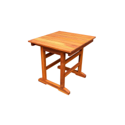 SUMMER  ΤΡΑΠΕΖΙ ΣΤΑΘΕΡΟ ΤΕΑΚ OIL FINISH 77Χ70Χ72cm