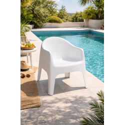 LEON ΠΟΛΥΘΡΟΝΑ ΣΤΟΙΒΑΖΟΜΕΝΗ ΠΟΛΥΠΡΟΠΥΛΕΝΙΟΥ ΛΕΥΚΗ 64Χ67,5Χ80,5cm