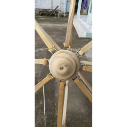 SUMATRA ΟΜΠΡΕΛΑ ΚΗΠΟΥ ΛΕΥΚΗ Φ300x250cm