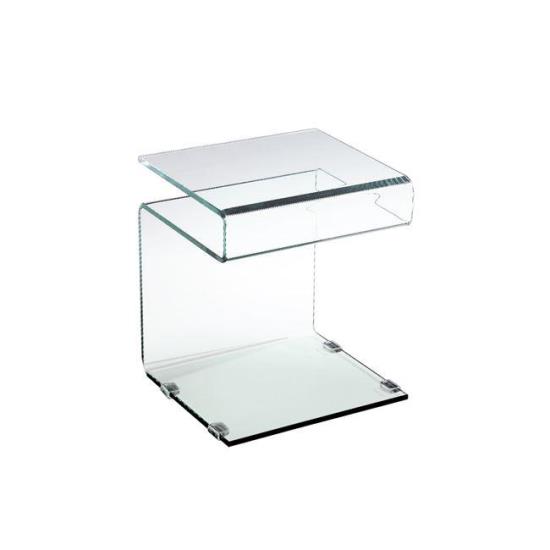 GLASSER CLEAR ΒΟΗΘ. ΤΡΑΠΕΖΑΚΙ ΓΥΑΛΙ 42Χ38Χ48