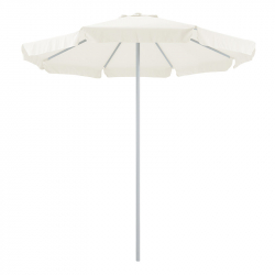 Ομπρέλα επαγγελματική Nagida pakoworld μονοκόμματος ιστός αλουμίνιο Φ2.3m εκρού