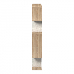 Βιβλιοθήκη Mito pakoworld sonoma - μπεζ μαρμάρου 108.5x25x161εκ