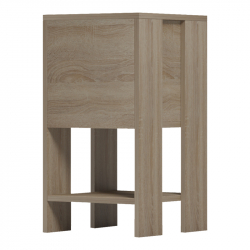 Κομοδίνο Reppo pakoworld sonoma 30x30x55εκ