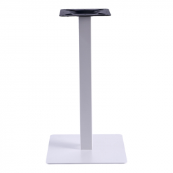 Βάση τραπεζιού Batan I pakoworld μέταλλο λευκό 40x40x72εκ
