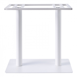 Βάση τραπεζιού Soign pakoworld μέταλλο λευκό 80x40x90εκ
