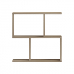 Βοηθητικό τραπέζι-βιβλιοθήκη Wesmol pakoworld sonoma 50x20x50εκ