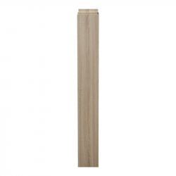 Βιβλιοθήκη Corpus pakoworld sonoma - ανθρακί 61x22x162εκ