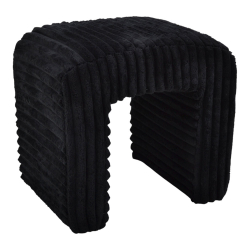 ΣΚΑΜΠΟ ΒΕΛΟΥΔΙΝΟ ΣΕ ΜΑΥΡΟ ΧΡΩΜΑ 43x35x41εκ. ANKOR